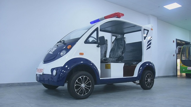 电动巡逻车：为城市安全守护   