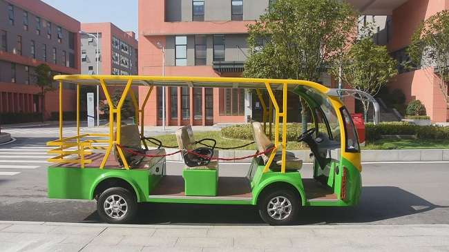 四轮电动观光车：绿色环保的旅游运输新选择   