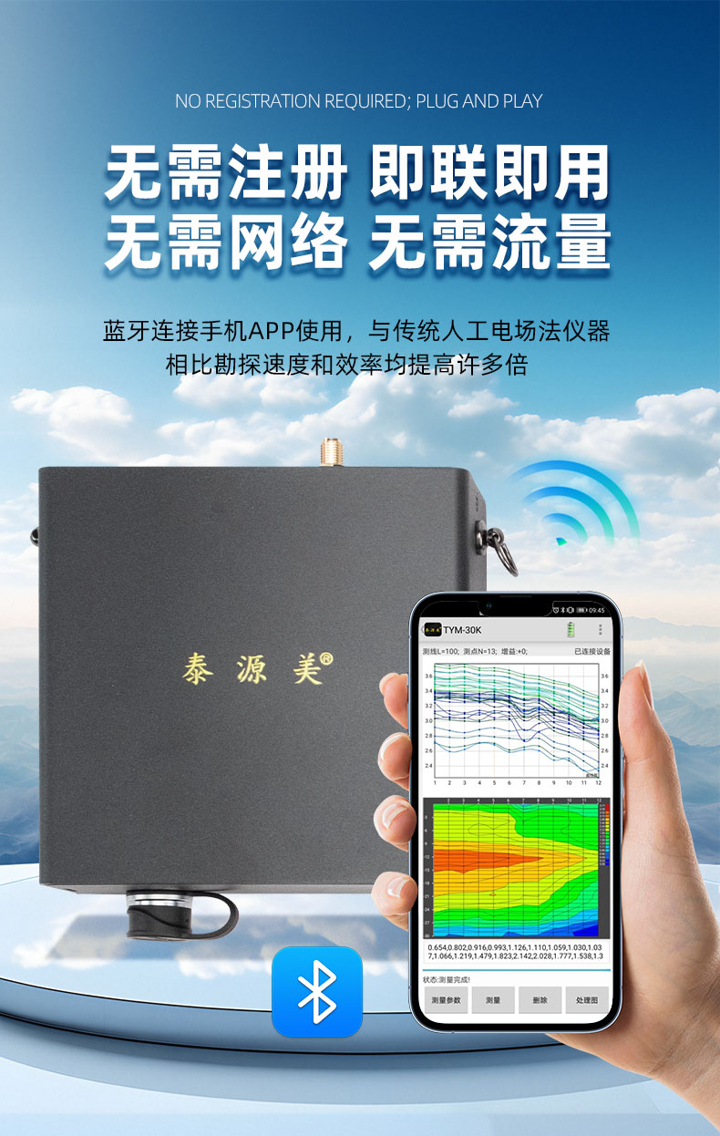 泰源美TYM-160P手机找水仪