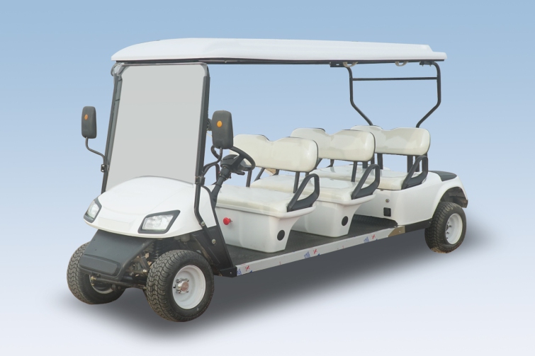 3排6座高尔夫球车（白色款） PQWT-GF6